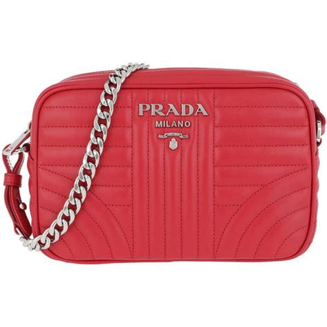 prada soft calf impunture crossbody rosso|Prada Soft Calf Leather Impunture .